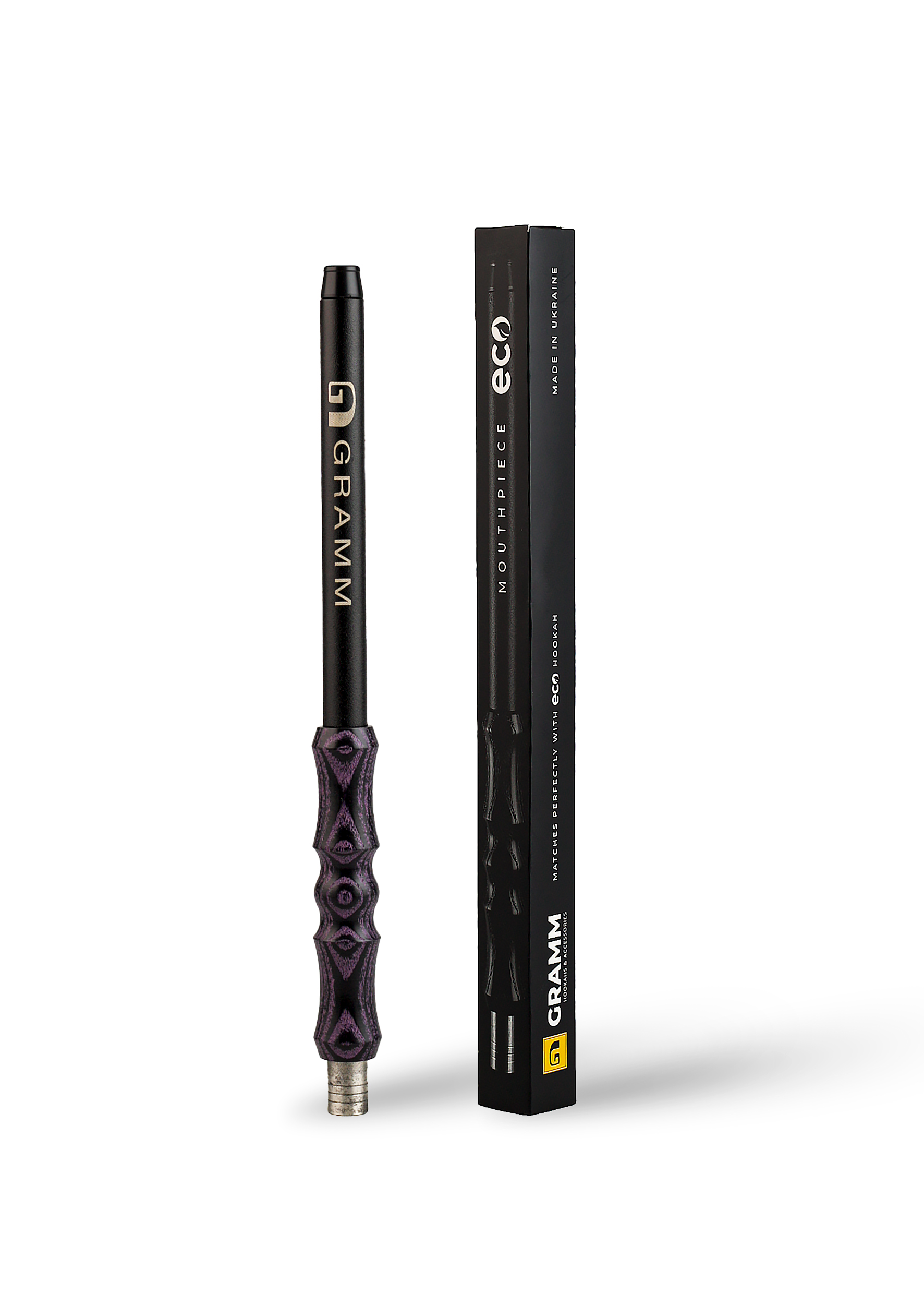 Мундштук для Кальяну Gramm Eco Black and Purple
